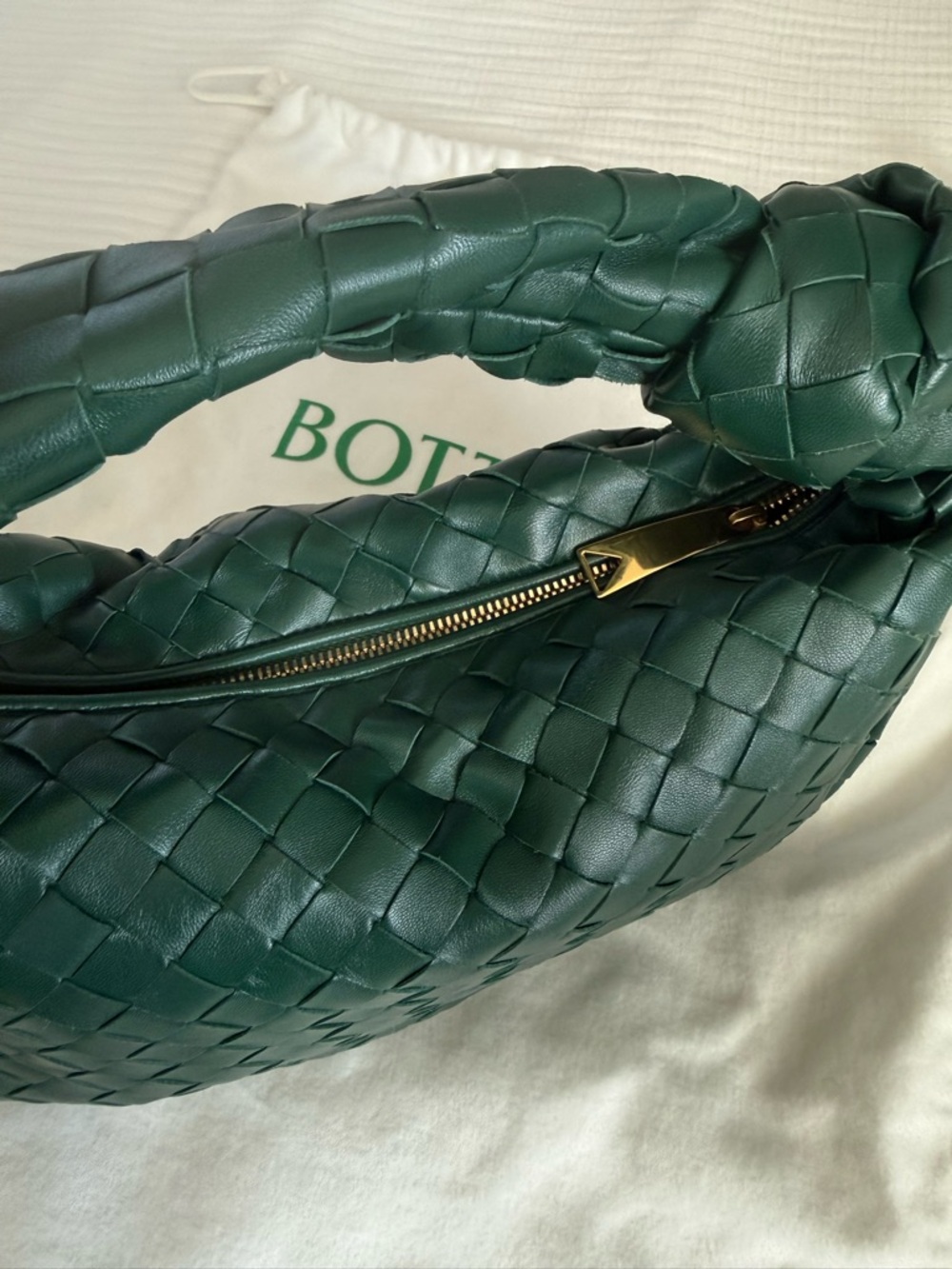 Bottega Veneta Raintree Green Teen Jodie - Picture 7 of 11